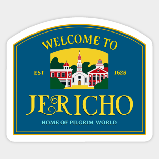 Welcome to Jericho Sign Sticker